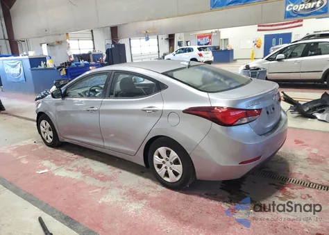 2016 Hyundai Elantra Se из США, поврежденный, VIN 5NPDH4AE2GH749813
